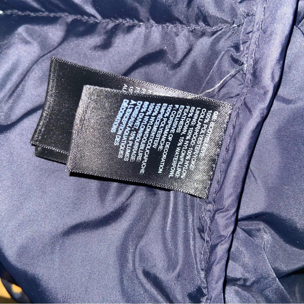 North face winter coat